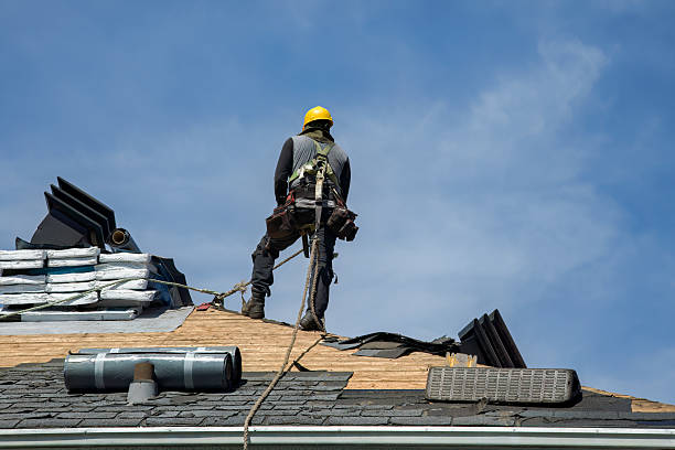 Professional Roof Replacement technician working in Wahpeton, ND